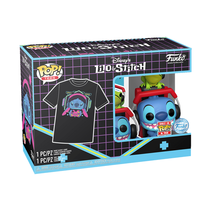 & Tee Gamer Stitch With Frog