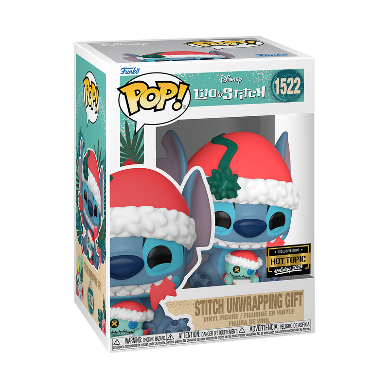 Stitch Unwrapping Gift