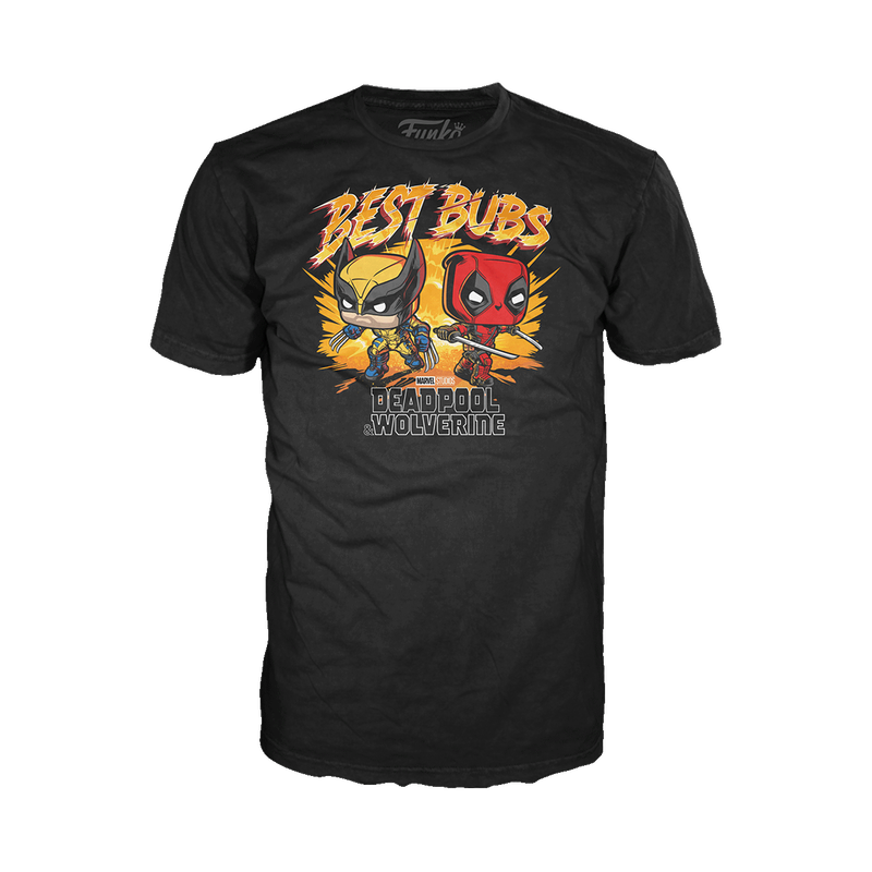 Pop & Tee Deadpool With Dual Swords (Metallic)