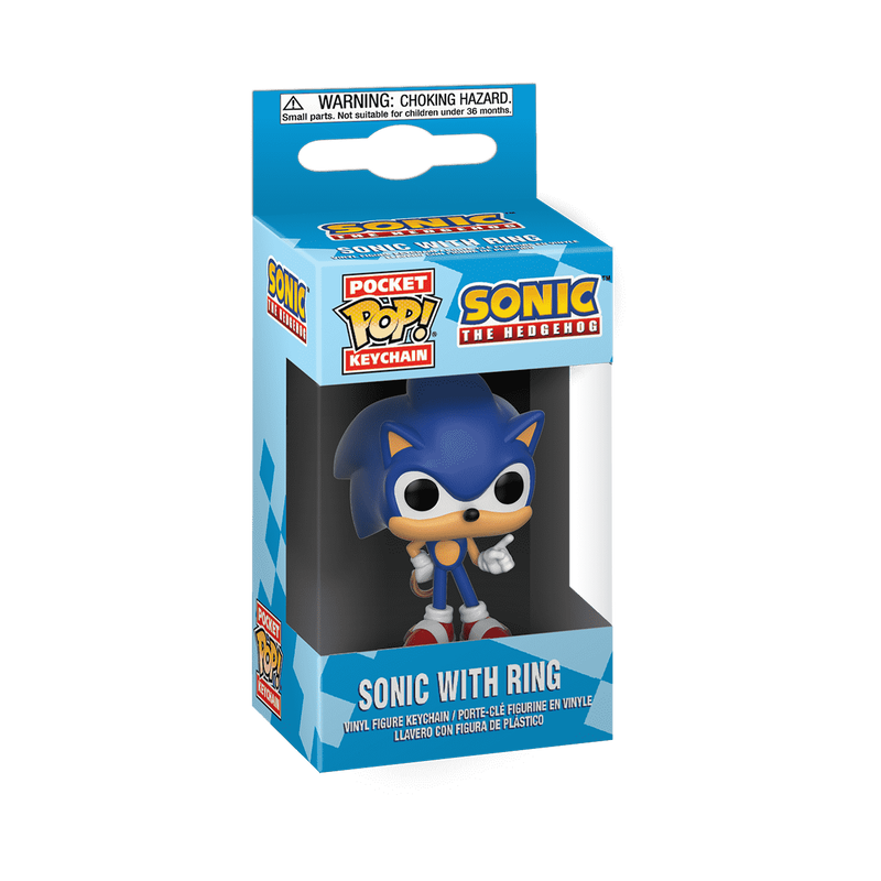 Keychain Sonic with Ring