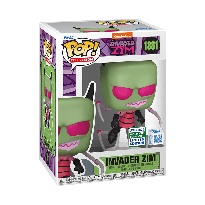 Invader Zim with Irken PAK Legs with Pop! Protector