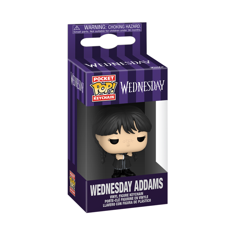 Keychain Wednesday Addams (Black Coat)