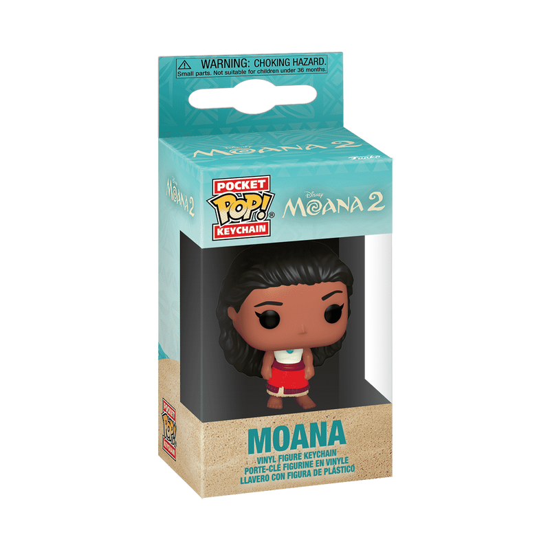 Keychain Moana in Red Skirt