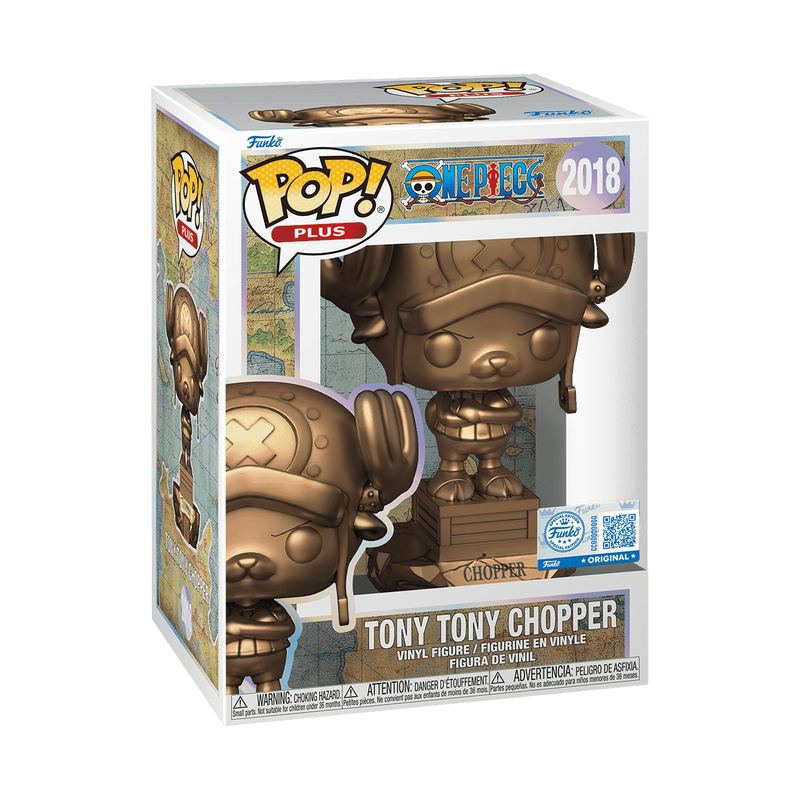 Plus Chopper Statue (Bronze) with Pop! Protector