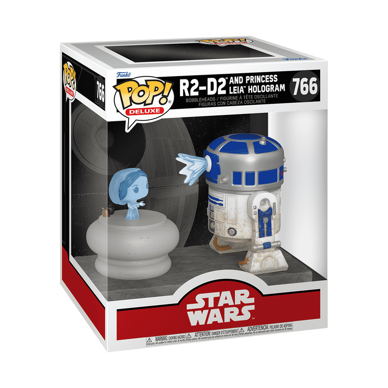 Deluxe R2-D2 and Princess Leia Hologram