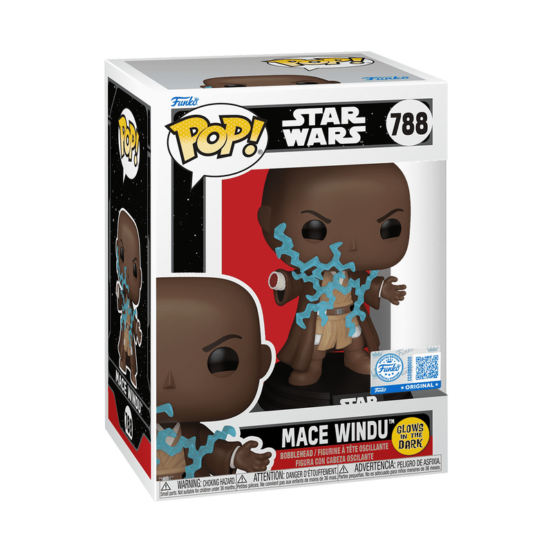 Mace Windu (Force Lightning Death) (Glow)