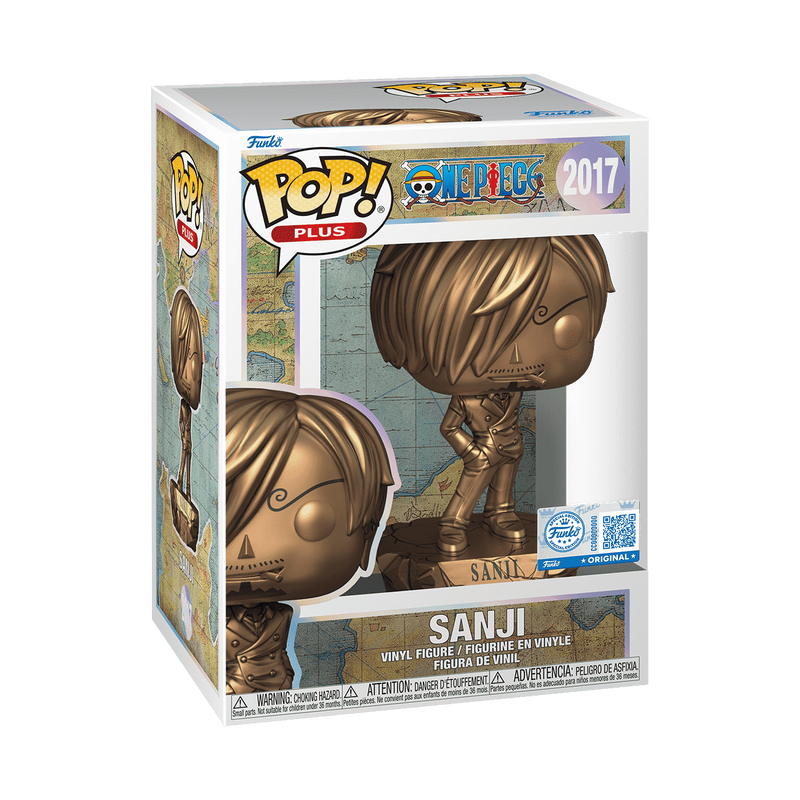 Plus Sanji Statue (Bronze) with Pop! Protector