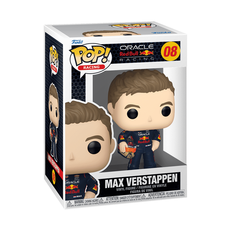 Max Verstappen with Helmet