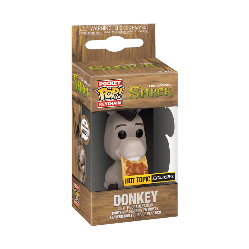 Keychain Donkey with Waffle