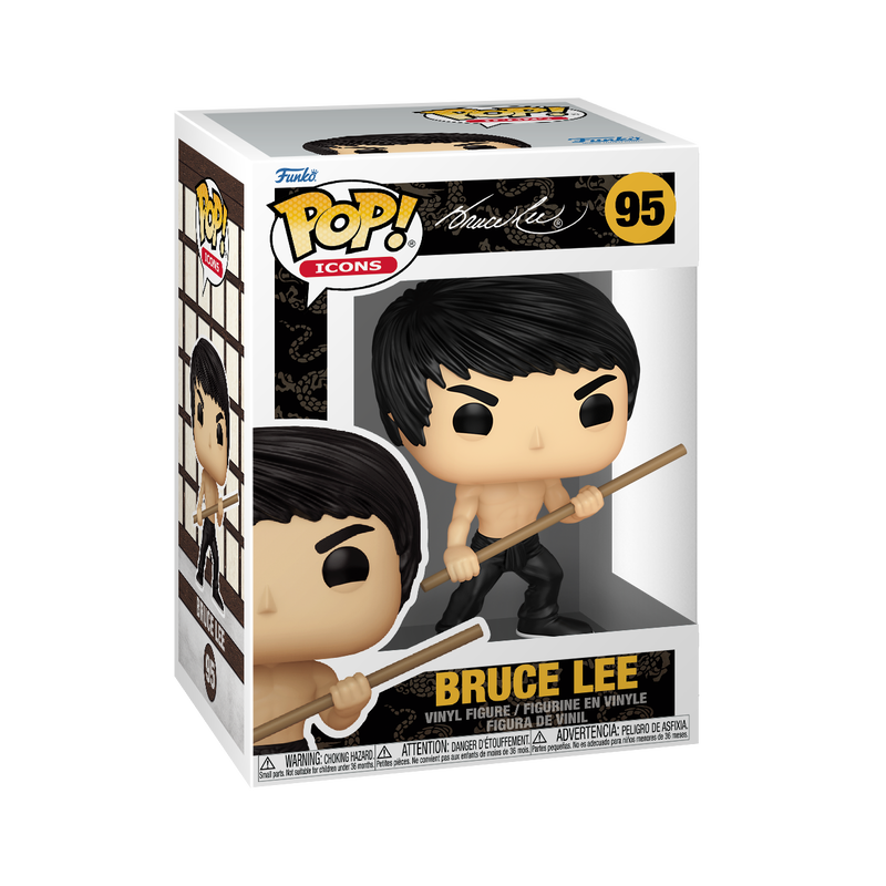 Bruce Lee with Bo Staff