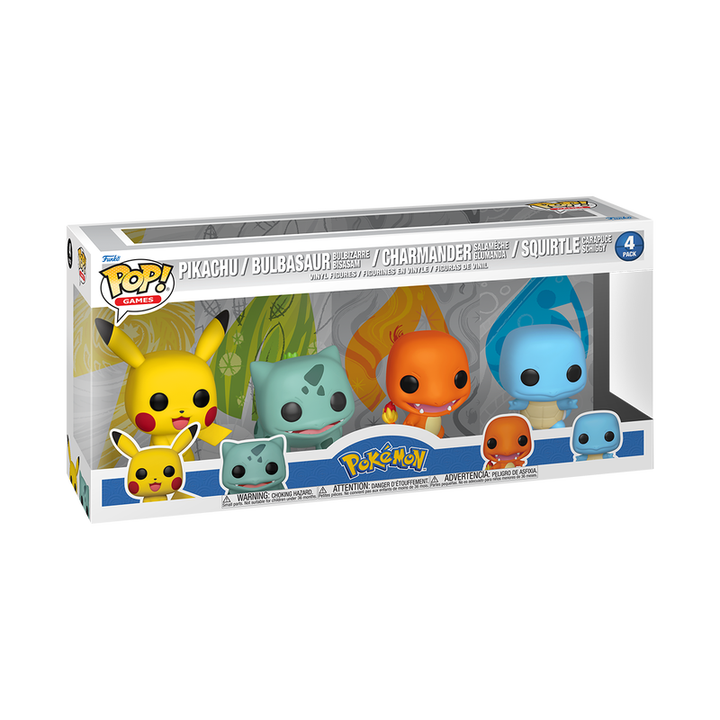 Pokémon Starters 4-Pack